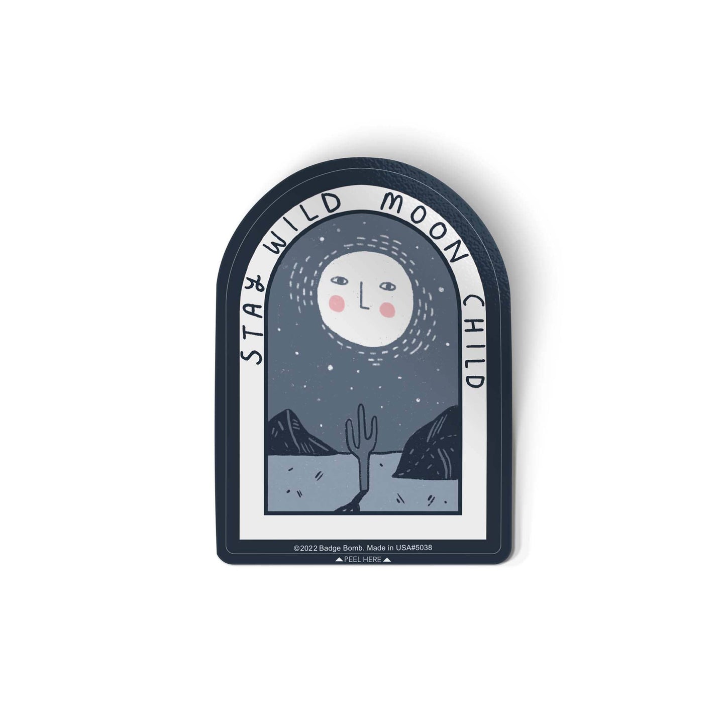 Stay Wild Moon Child Sticker