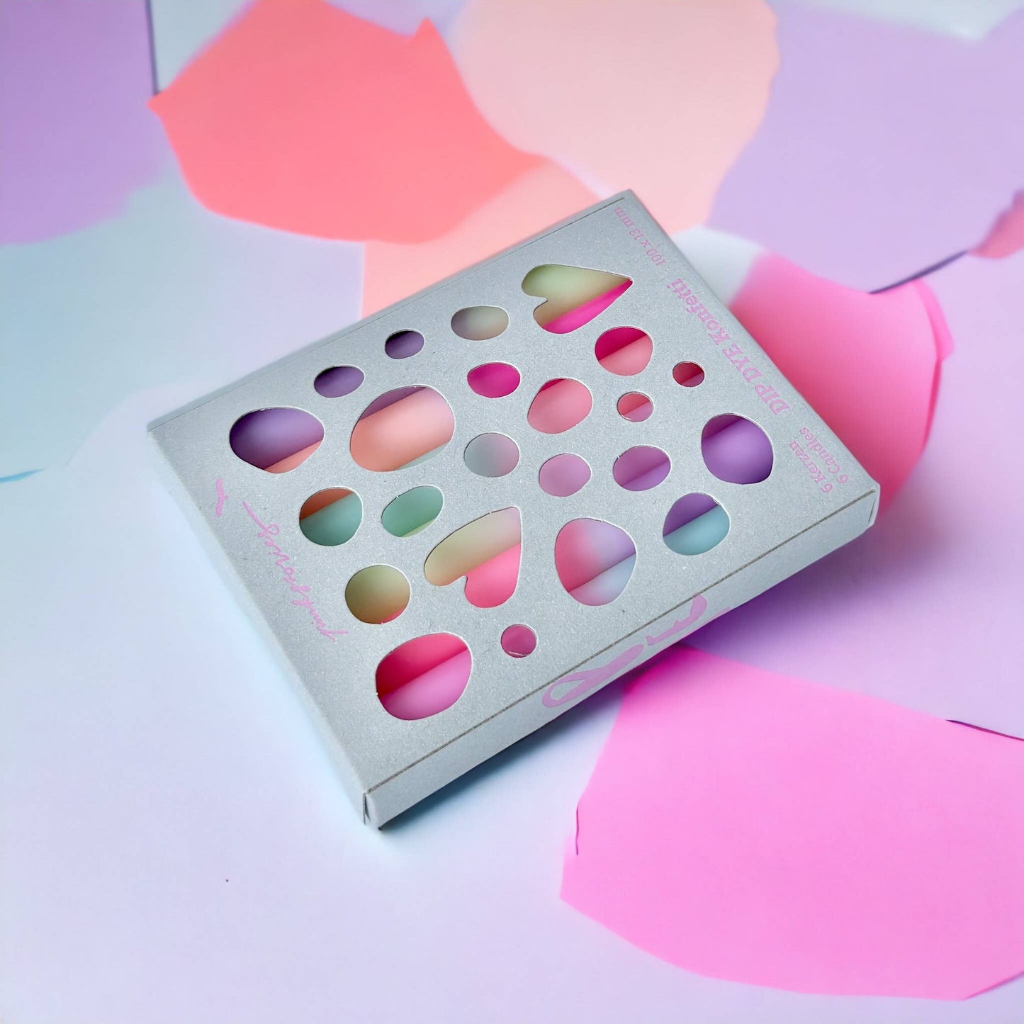 Dip Dye Konfetti * Light Hibiscus