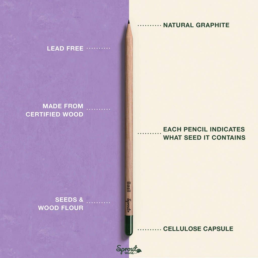 Plantable Pencils Colors