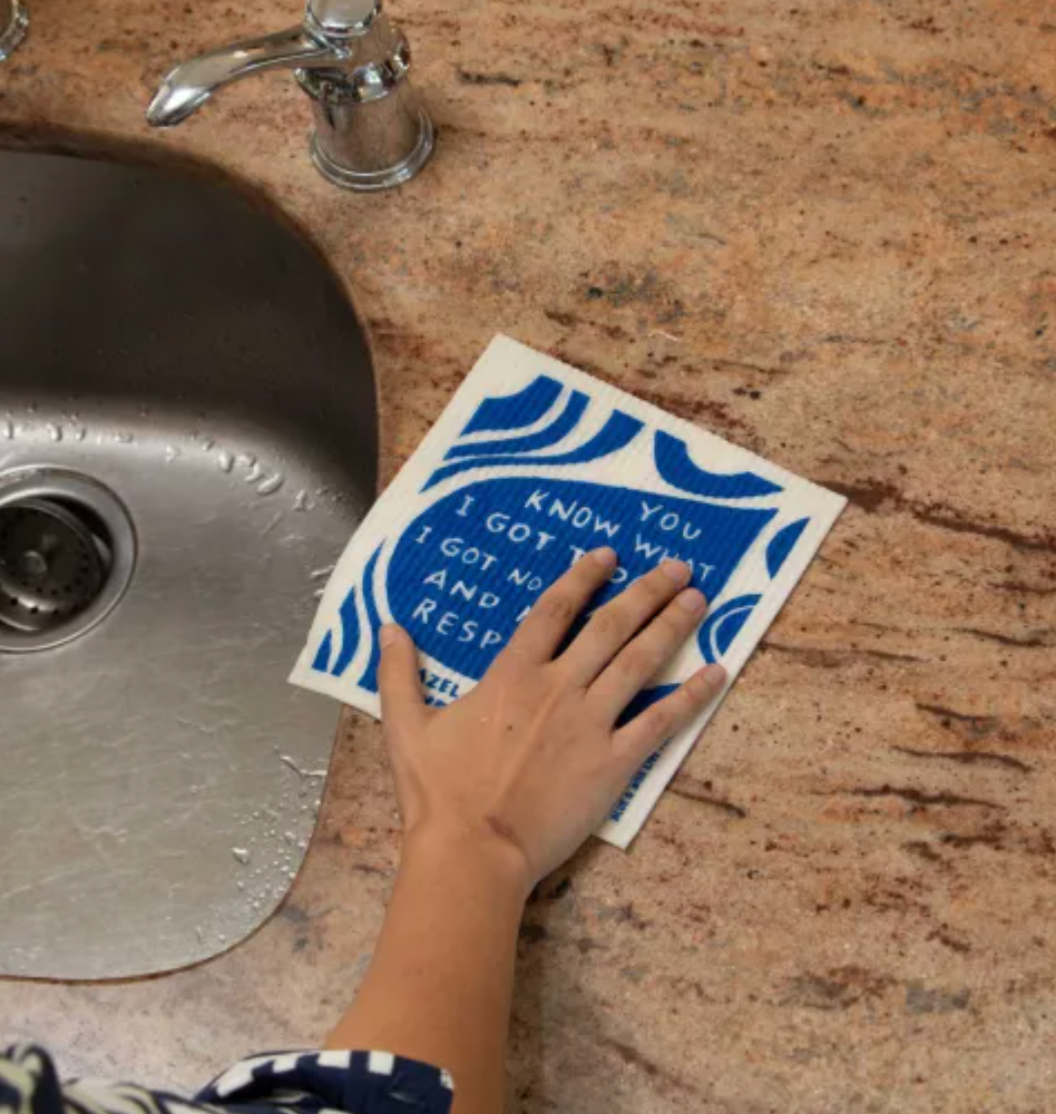 No Snacks and No Respect Dishcloth