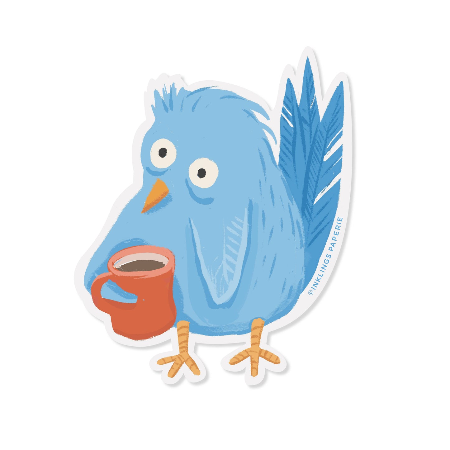 Coffee Bird Sticker