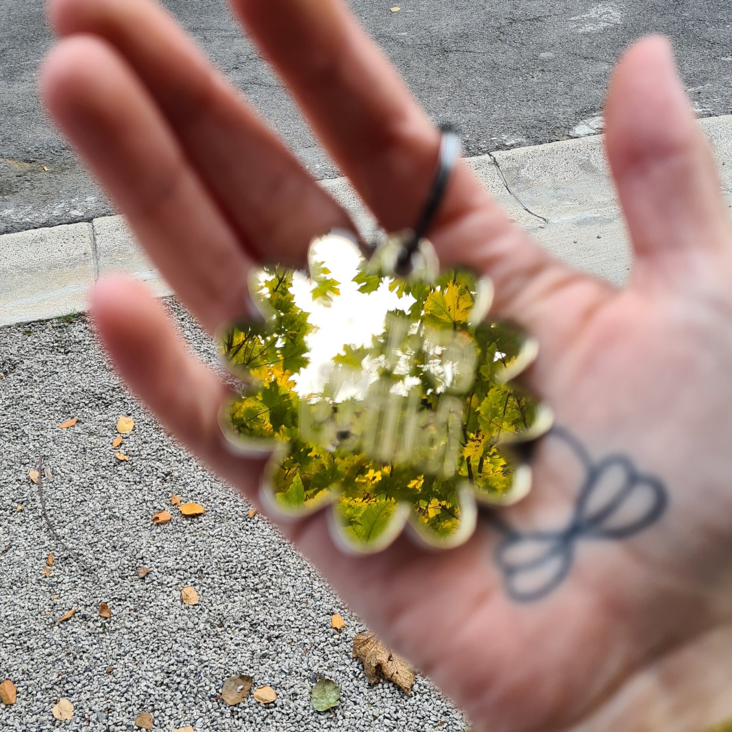 Rare and Wild Mirror Keychain