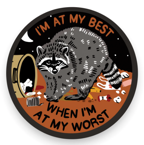 At My Best Vinyl Sticker