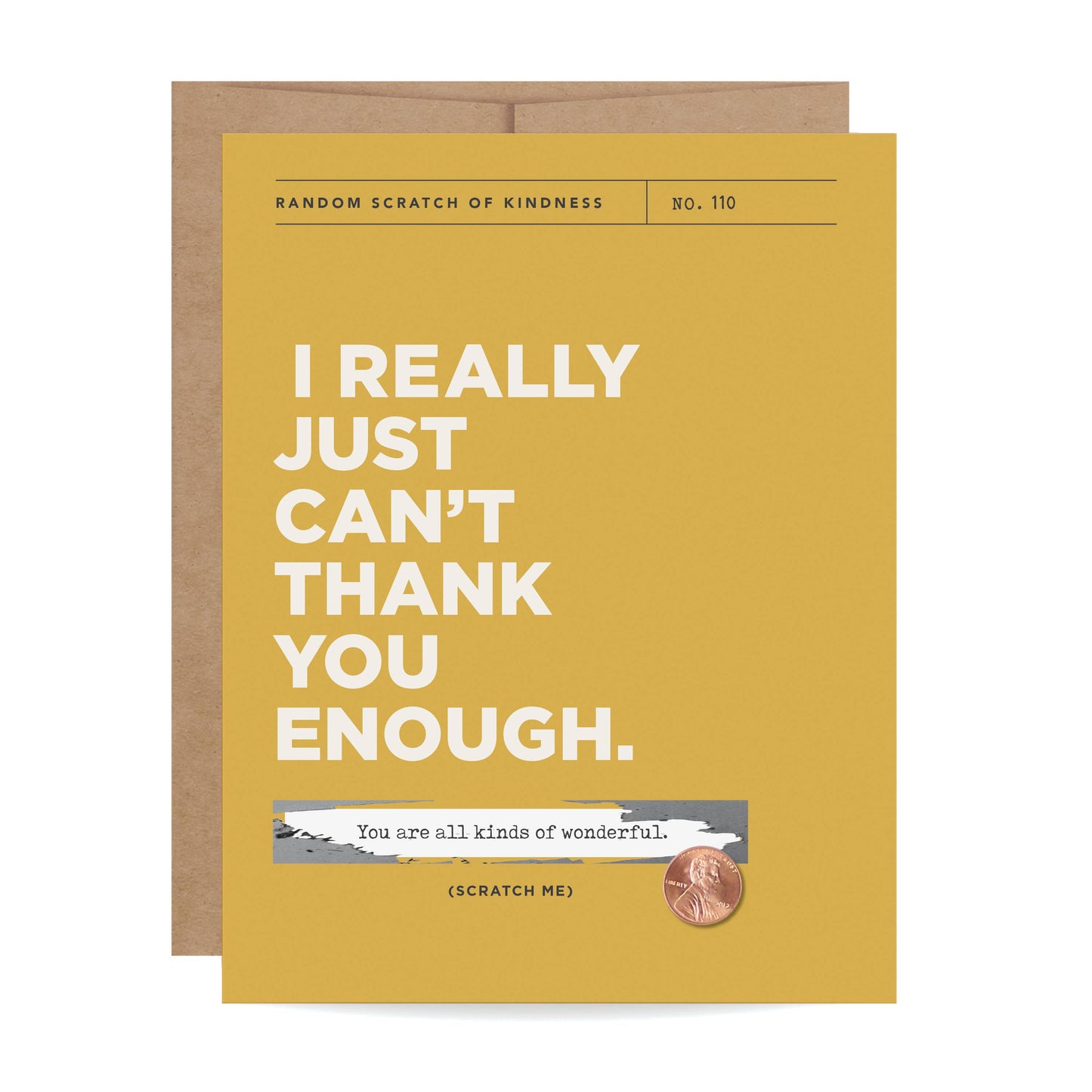 Can't Thank You Enough Scratch-off Card