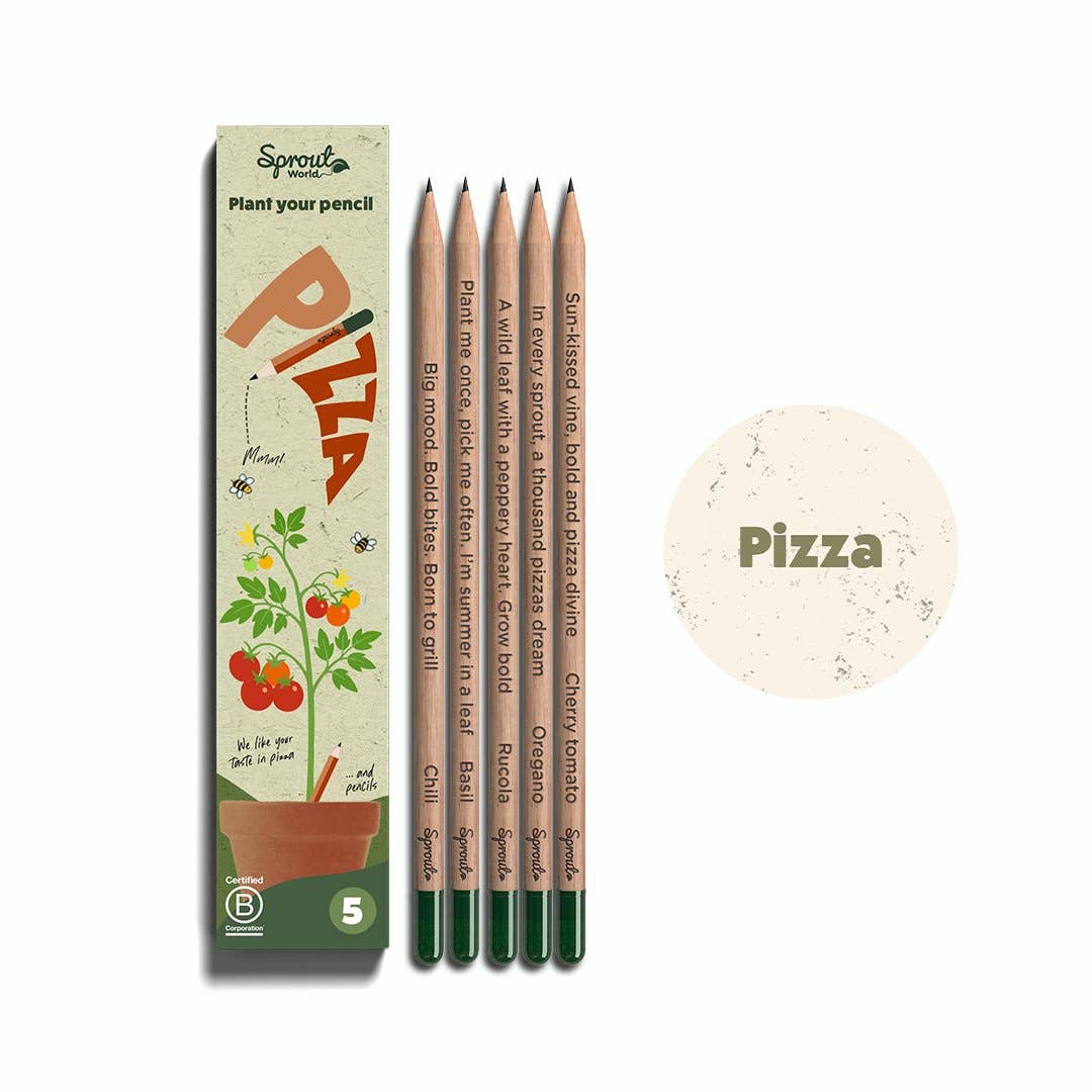 Pizza Herbs Plantable Pencils