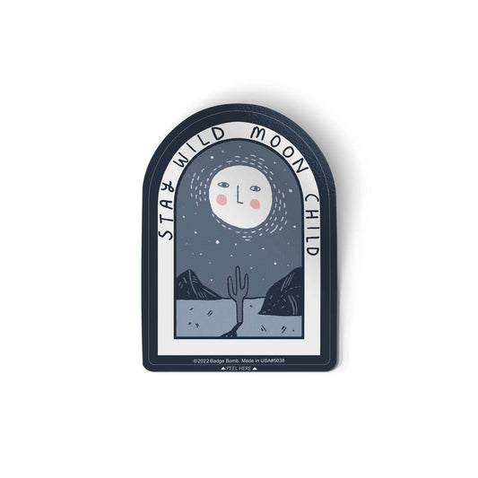 Stay Wild Moon Child Sticker
