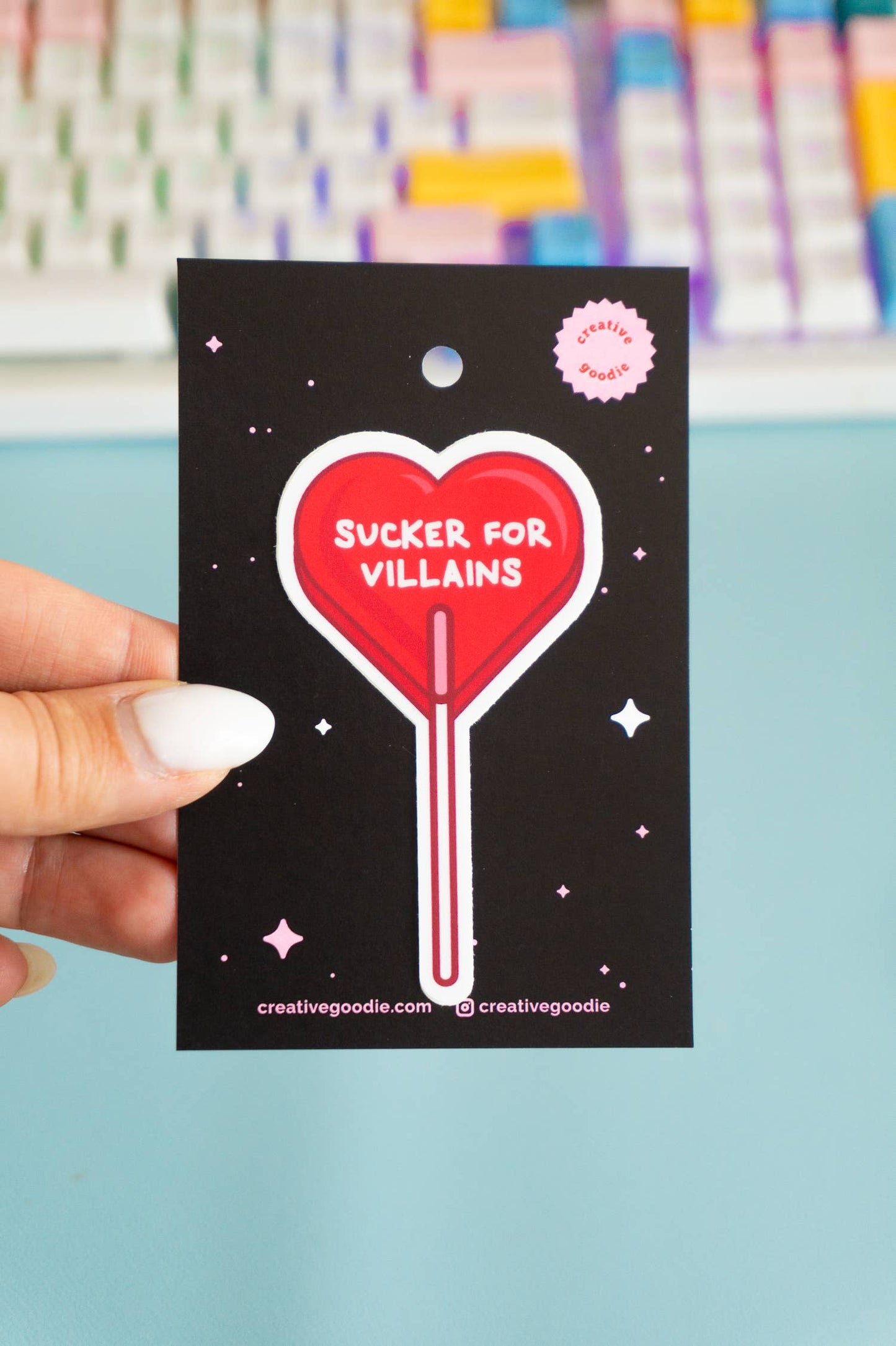 Sucker for Villains Sticker