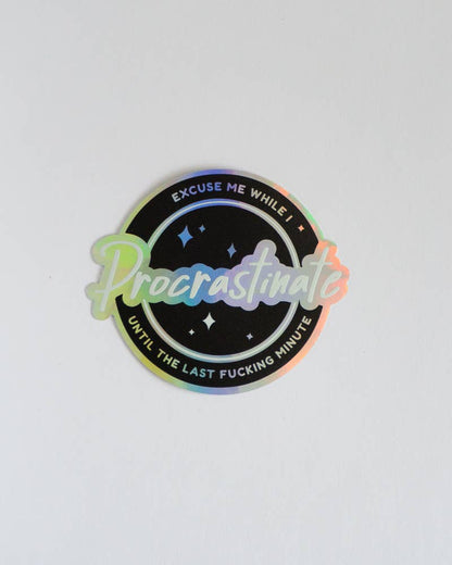 Procrastinator Sticker