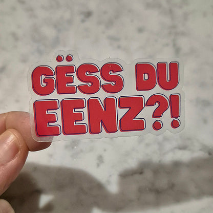 Lëtzebuergesch Sticker Set
