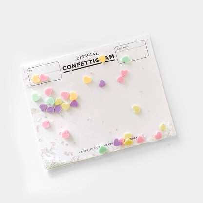 Sweethearts Confettigram Card