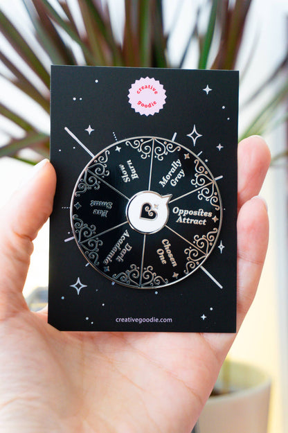 Spinning Bookish Pin