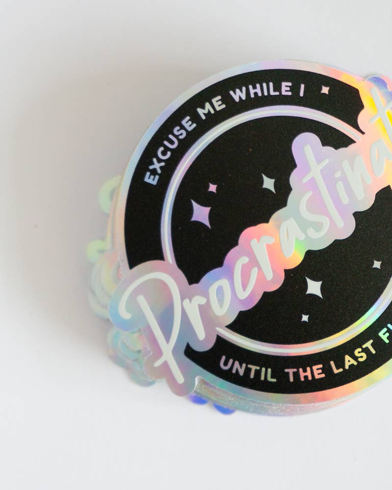 Procrastinator Sticker