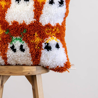 Ghost Party Latch Hooking Cushion Kit