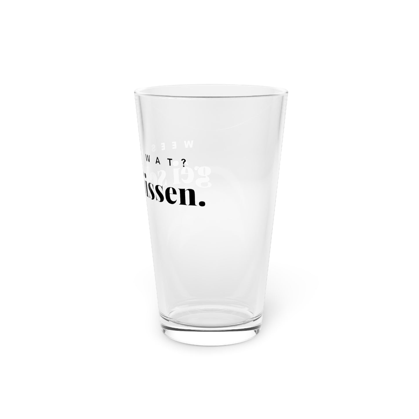 Géi schäissen Glas