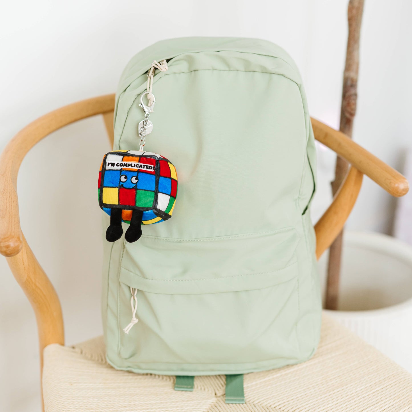 I'm Complicated Bag Charm Key Chain