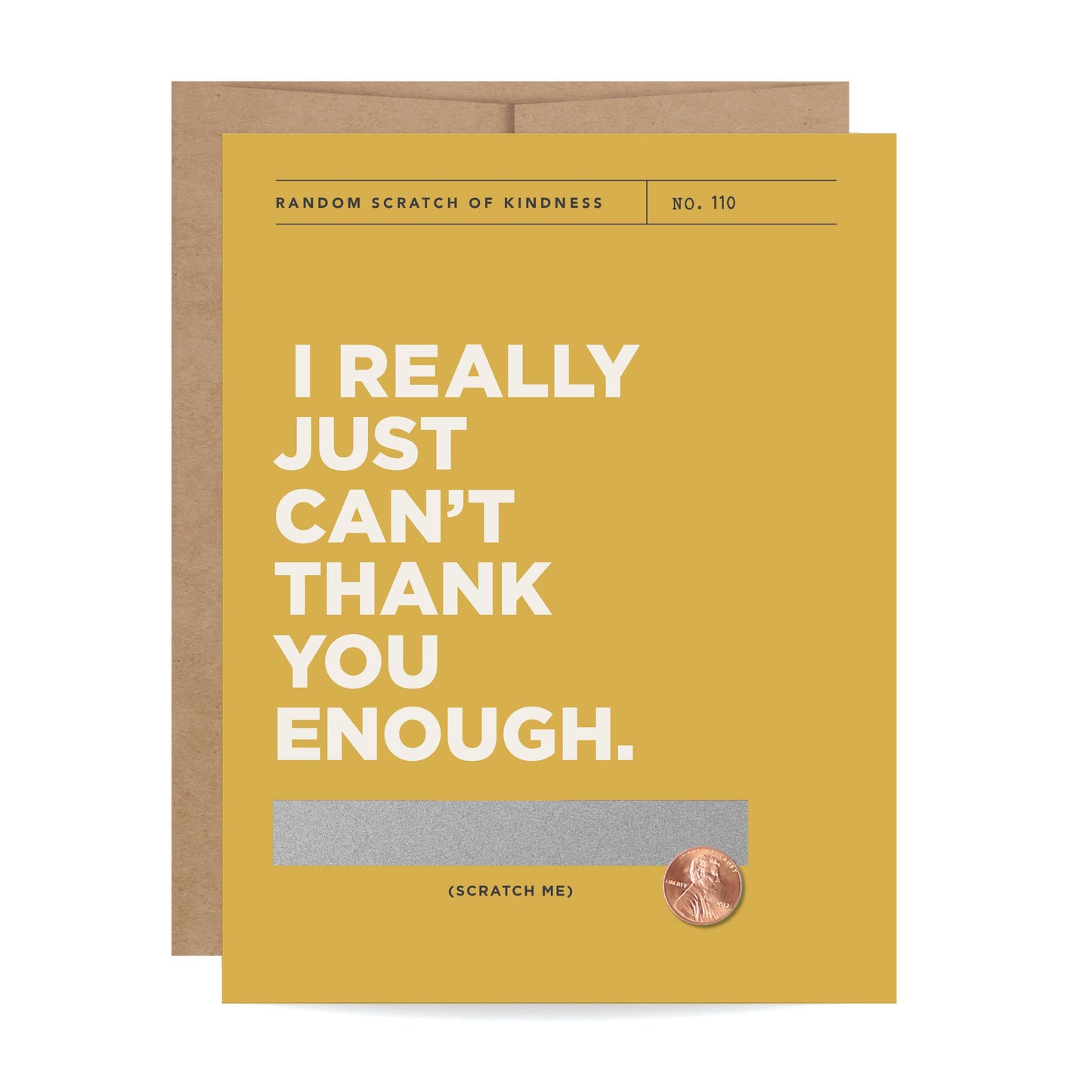 Can't Thank You Enough Scratch-off Card