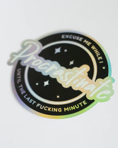 Procrastinator Sticker