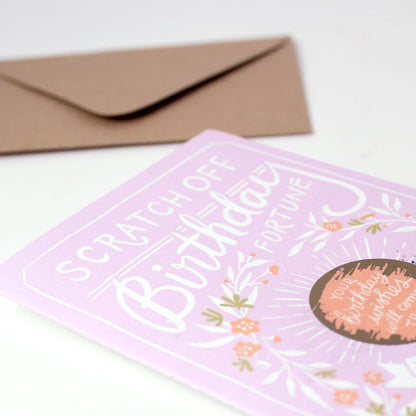 Scratch-off Fortune Card