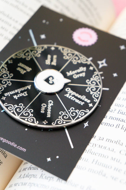 Spinning Bookish Pin
