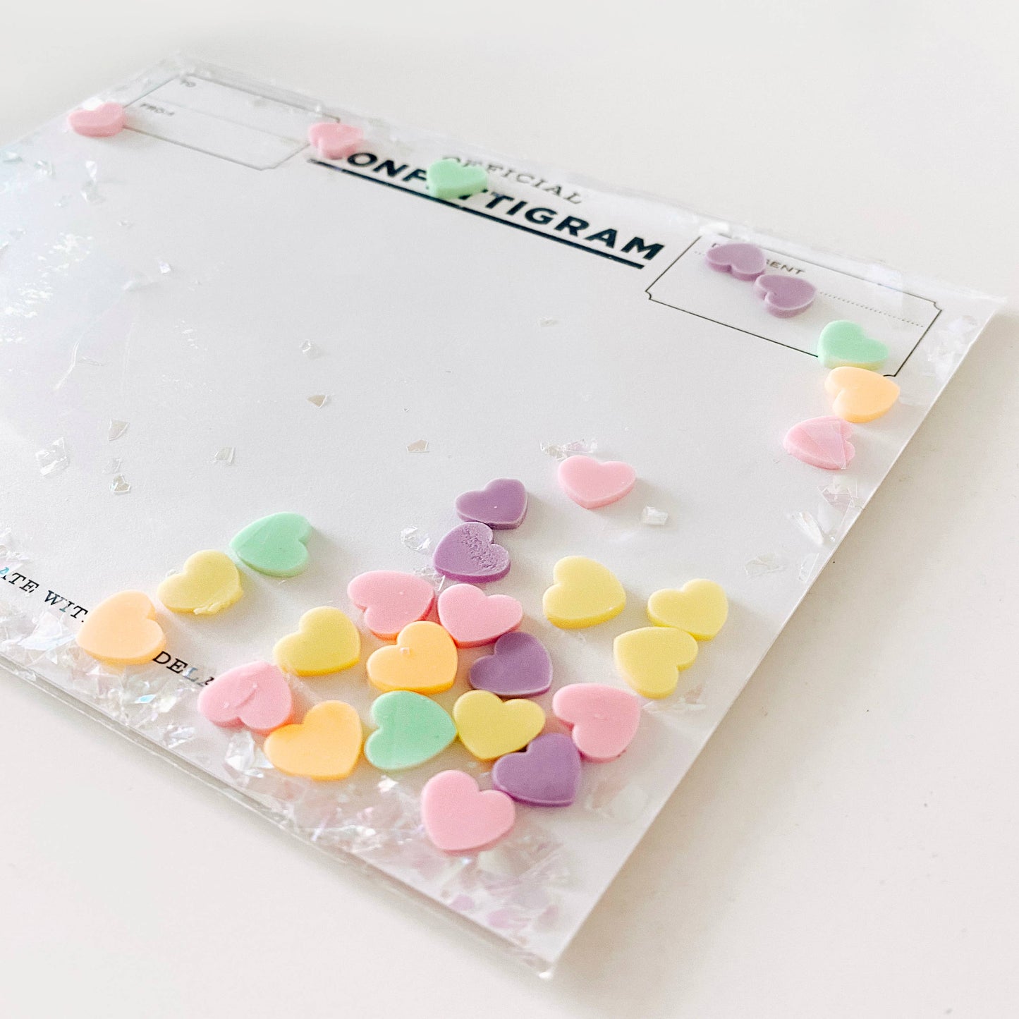 Sweethearts Confettigram Card