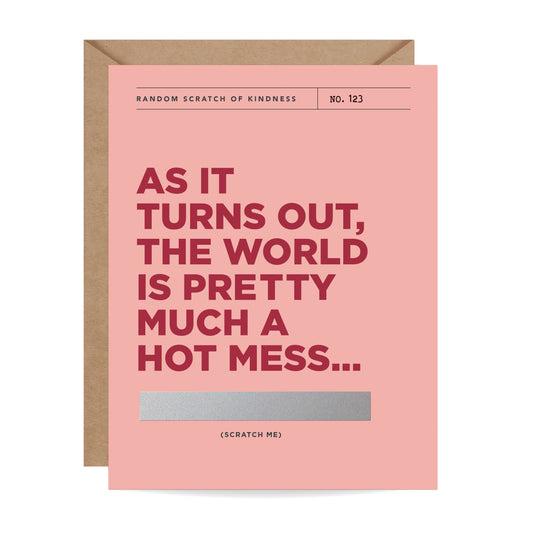 Hot Mess Scratch-off Card