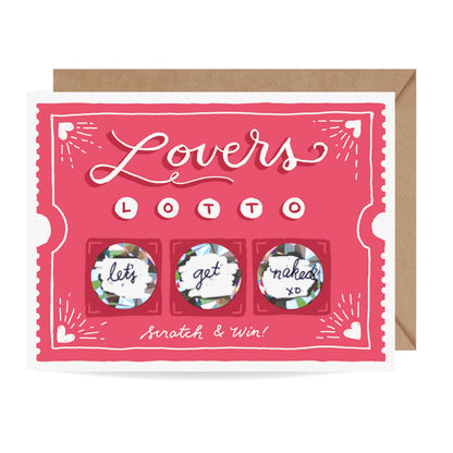 Lovers Lotto Scratch-off Card
