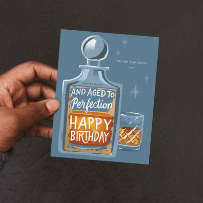 Whiskey Birthday Card