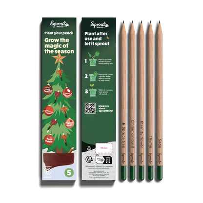 X-Mas Plantable Pencils