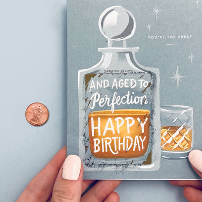 Whiskey Birthday Card