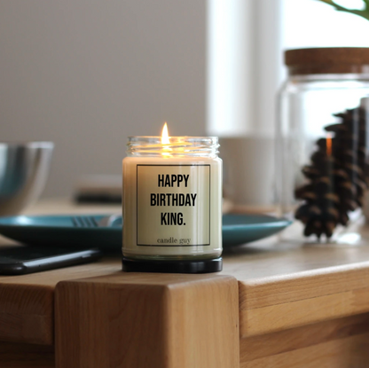 Happy Birthday King Candle