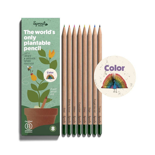 Plantable Pencils Colors