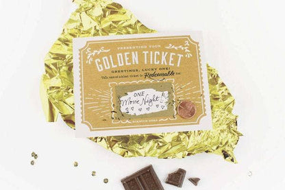 Golden Ticket Scratch-off Card