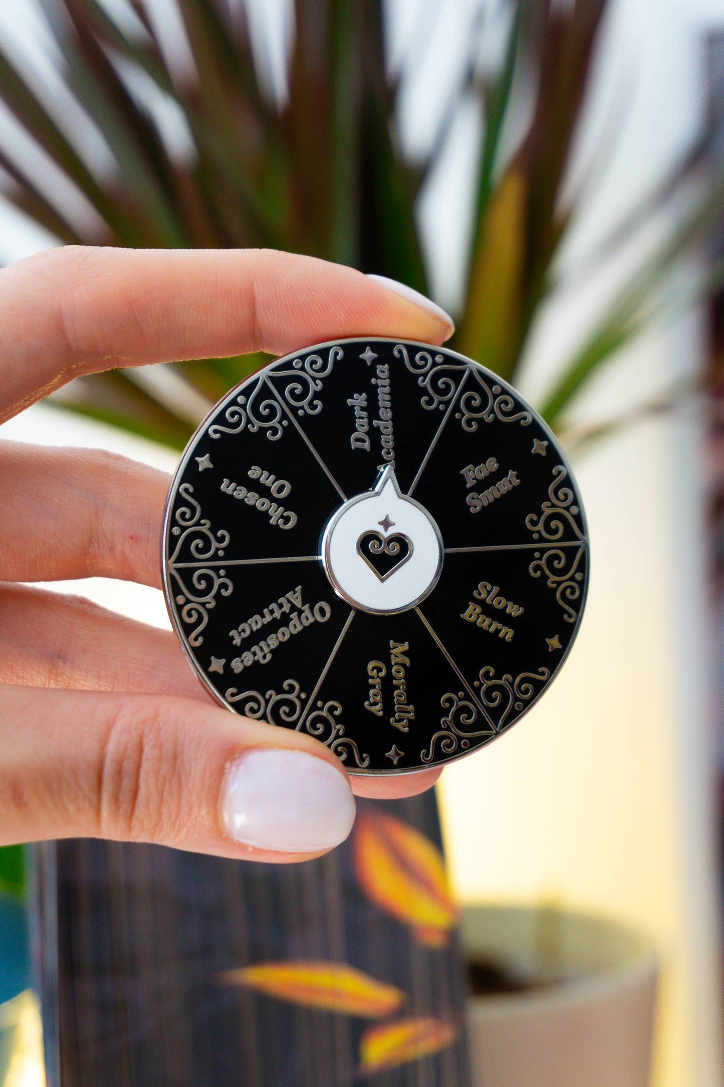 Spinning Bookish Pin