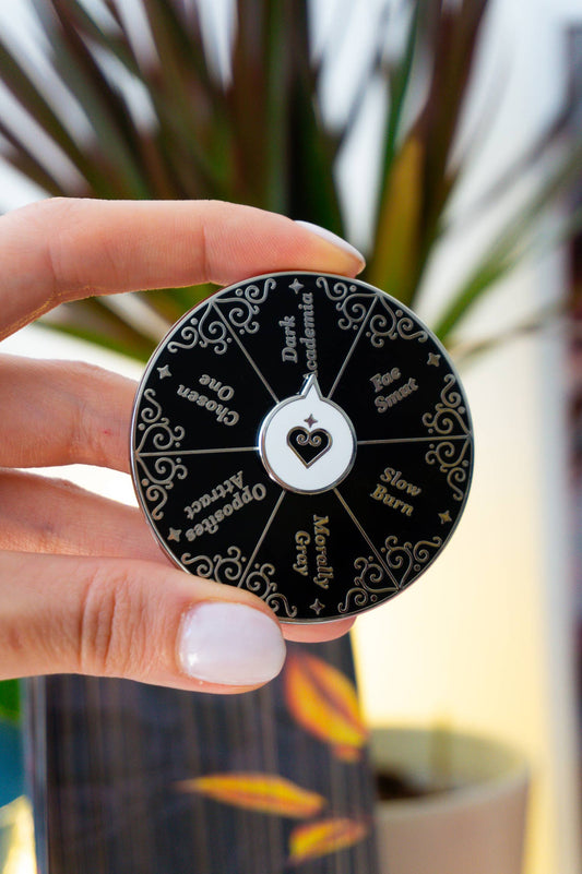 Spinning Bookish Pin