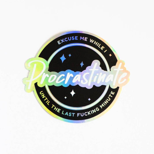 Procrastinator Sticker
