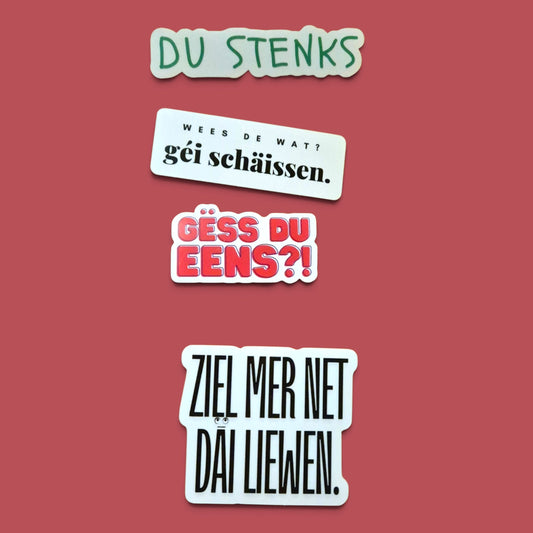 Lëtzebuergesch Sticker Set