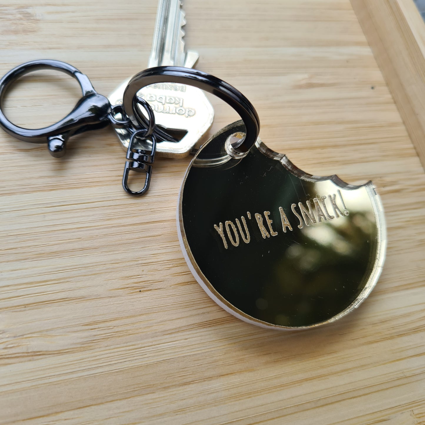 You're a Snack Mirror Keychain