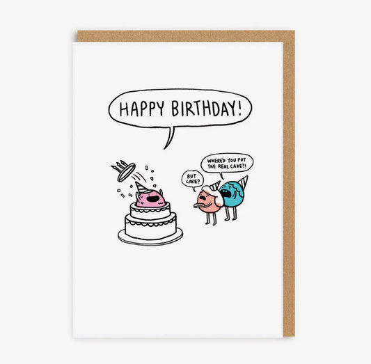 Fake Cake Card