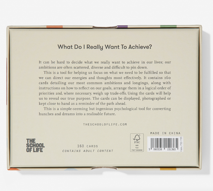 What Do I Really Want To Achieve? Card Set