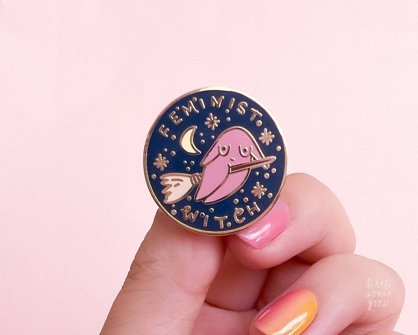 Feminist Witch Enamel Pin